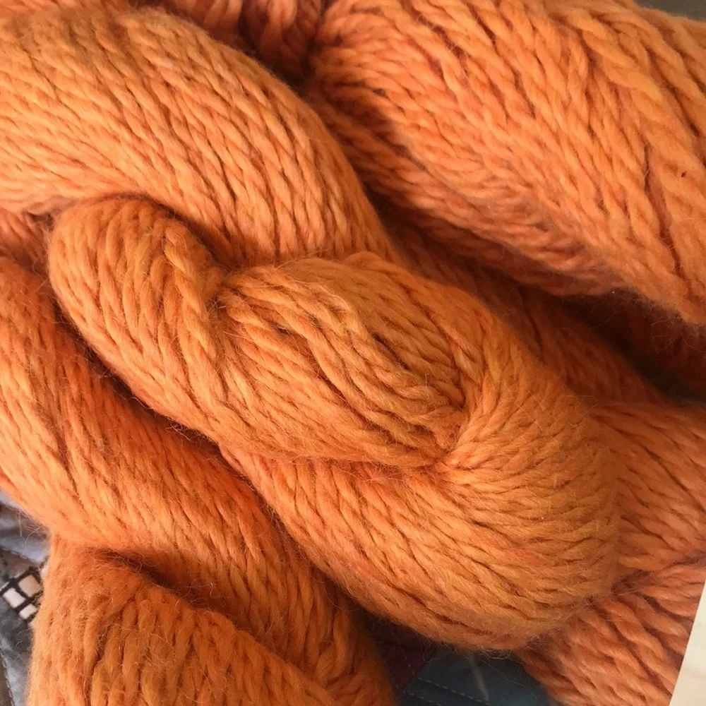 Orange Yarn Three Skeins for Kitting Arts & Crafts - Picture 3 of 8